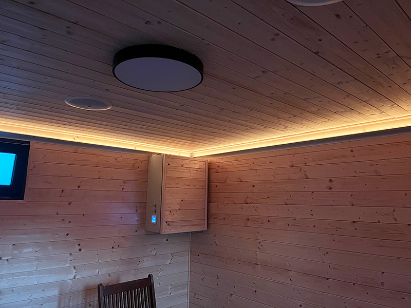 RP 122, RP 82, PR 300S a MRP 4170 ozvučují domácí saunu