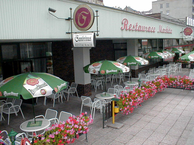 Ozvučení zahrádky nebo terasy u restaurace